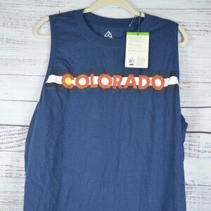 Alpine Design Womens Graphic Sleeveless Tank Colorado Athletic Top Size XL NWT